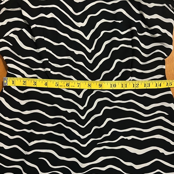 Who What Wear Black & White Halter Midi Dress Size S Whimsigoth Grunge 90’s - Picture 6 of 14